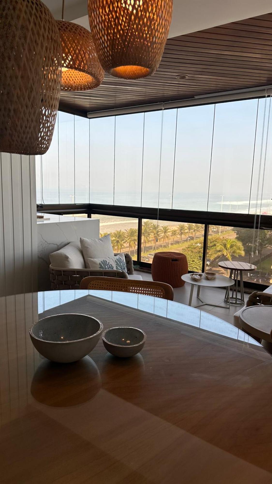 Lindo Apto No Melhor Lugar Da Barra Da Tijuca! Com Uma Vista De Tirar O Folego, Frente Para O Mar! Totalmente Equipado E Decorado Ao Lado Dos Melhores Hoteis E Quiosques Da Barra! Portaria 24H, Piscina, Sauna, Jacuzzi, Academia, Garagem, Wi-Fi, Lavan リオデジャネイロ エクステリア 写真